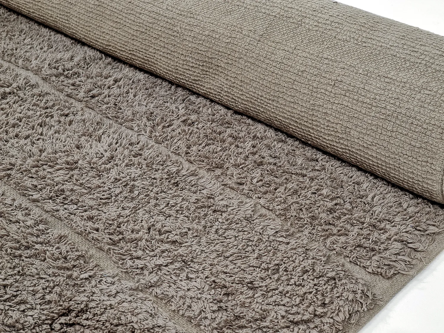 Tapis shaggy - Willow Natural Cotton Shaggy (taupe)
