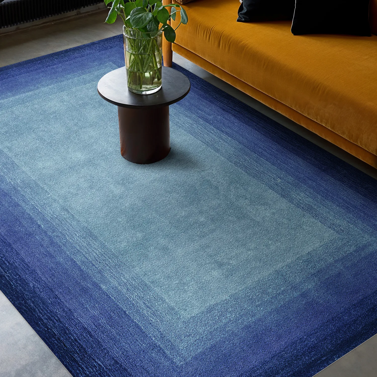 Tapis Wilton - Zina (bleu)