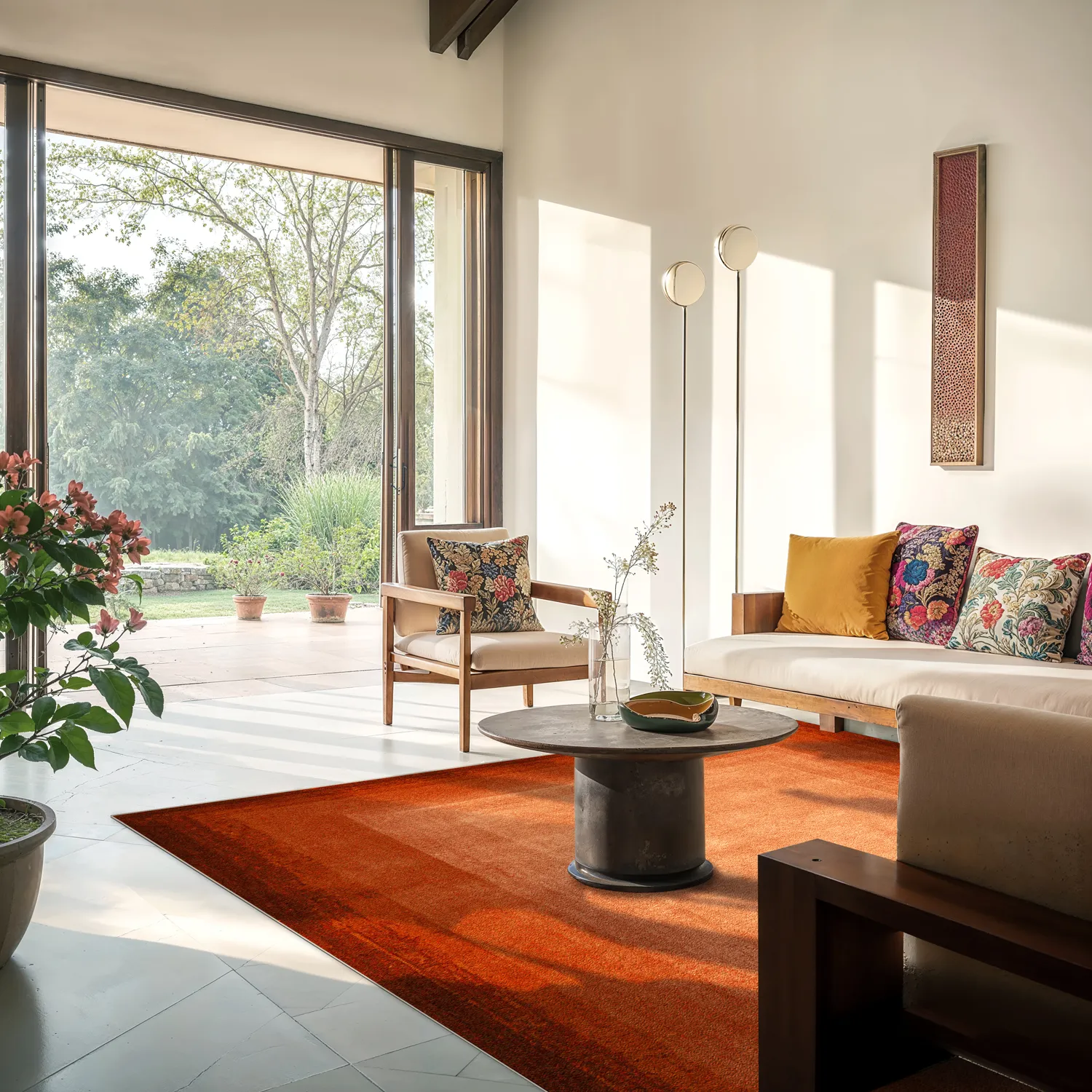Tapis Wilton - Zina (terre cuite)