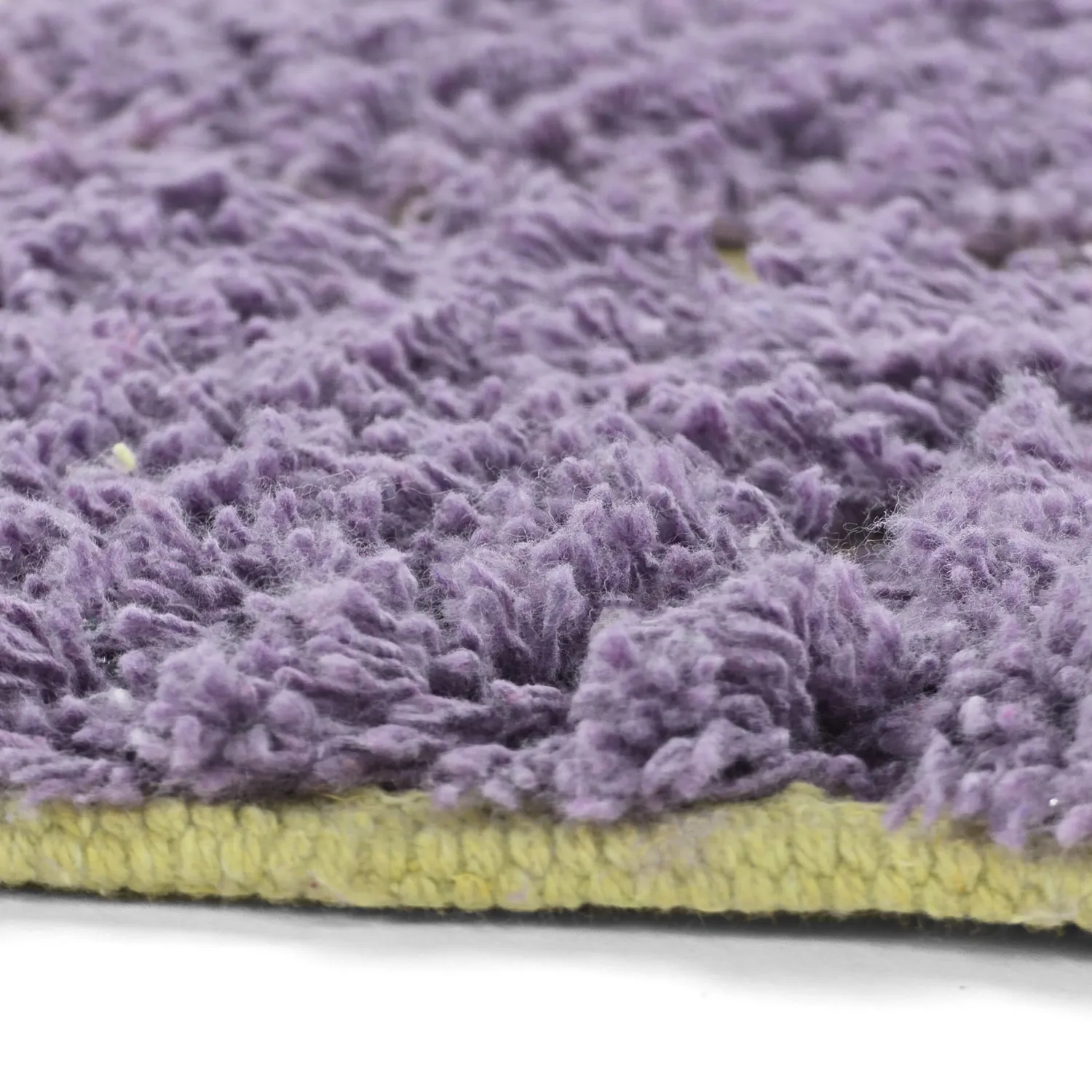 Tapis rond - Zola Natural Cotton Shaggy (violet)