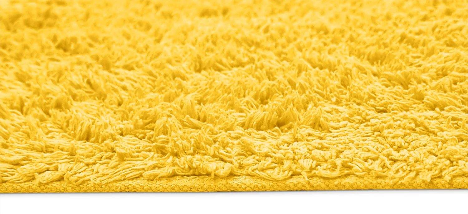 Tapis à poils longs - Alba Natural Cotton Shaggy (jaune)