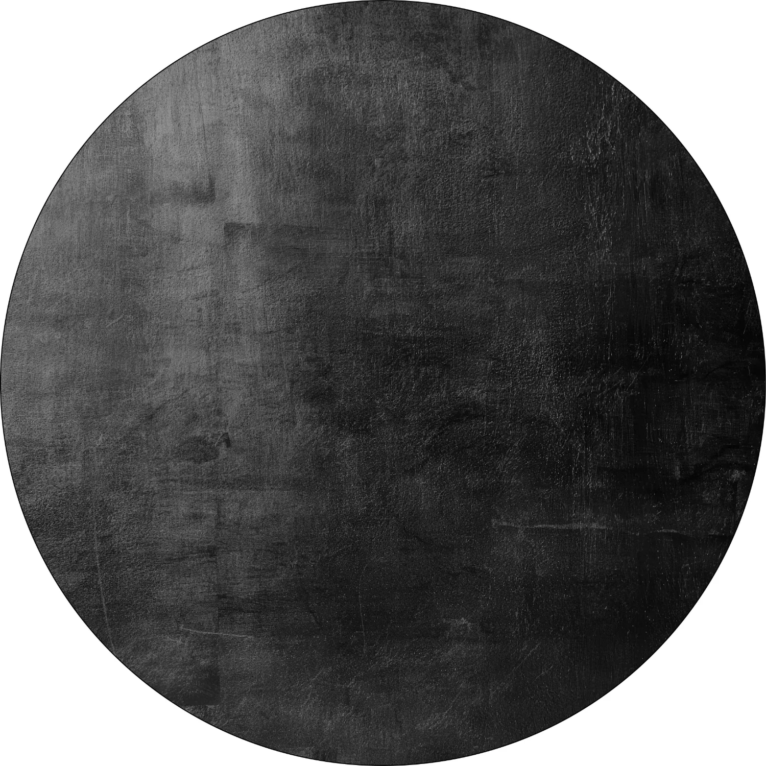Tapis rond - Artena (noir)
