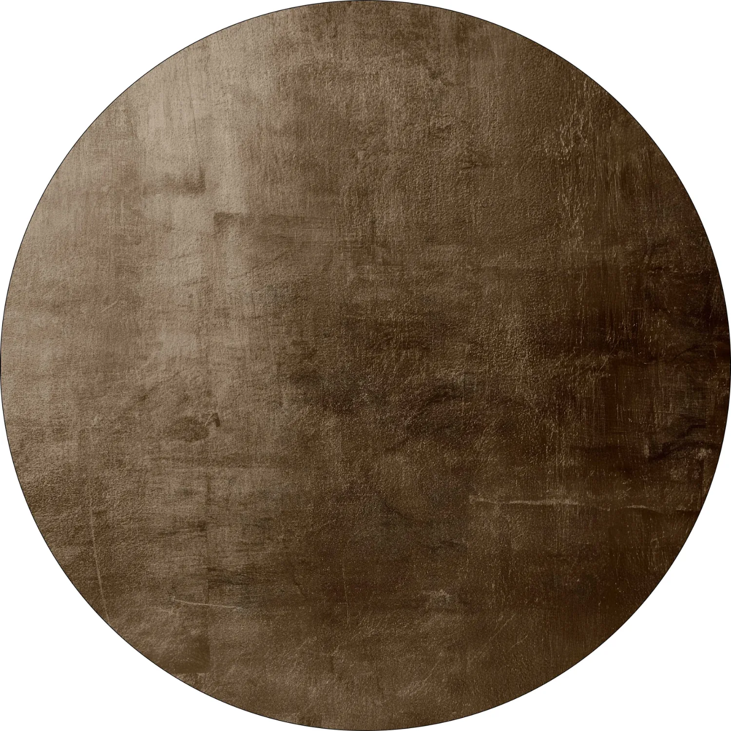 Tapis rond - Artena (marron foncé)