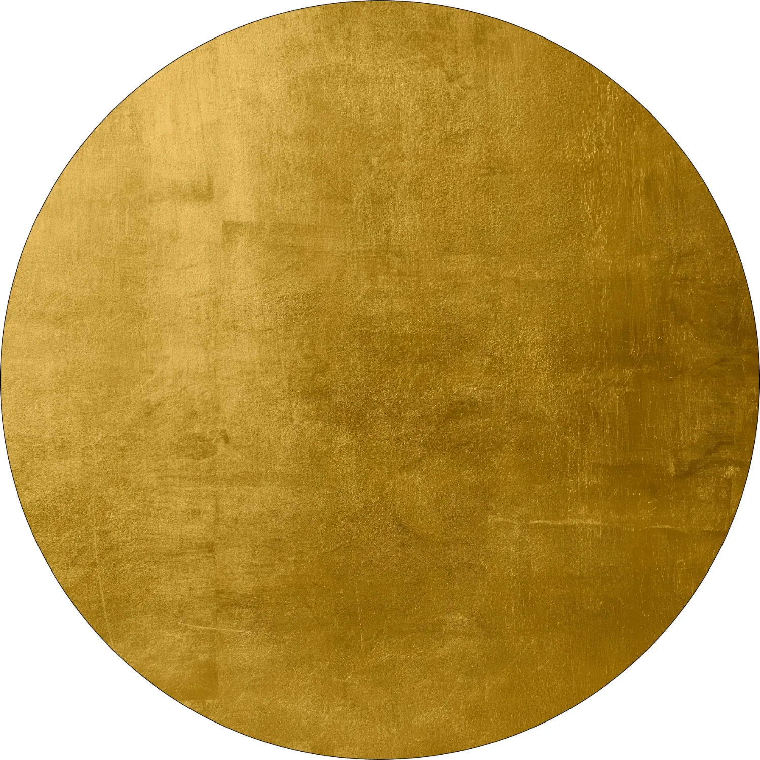 Tapis rond - Artena (ocre)
