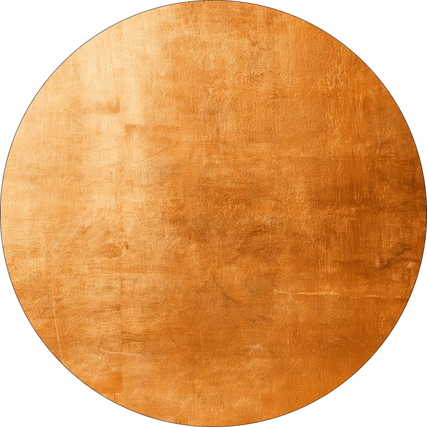 Tapis rond - Artena (orange)