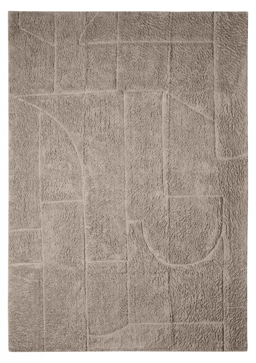 Tapis shaggy - Cremona Natural Cotton Shaggy (taupe)