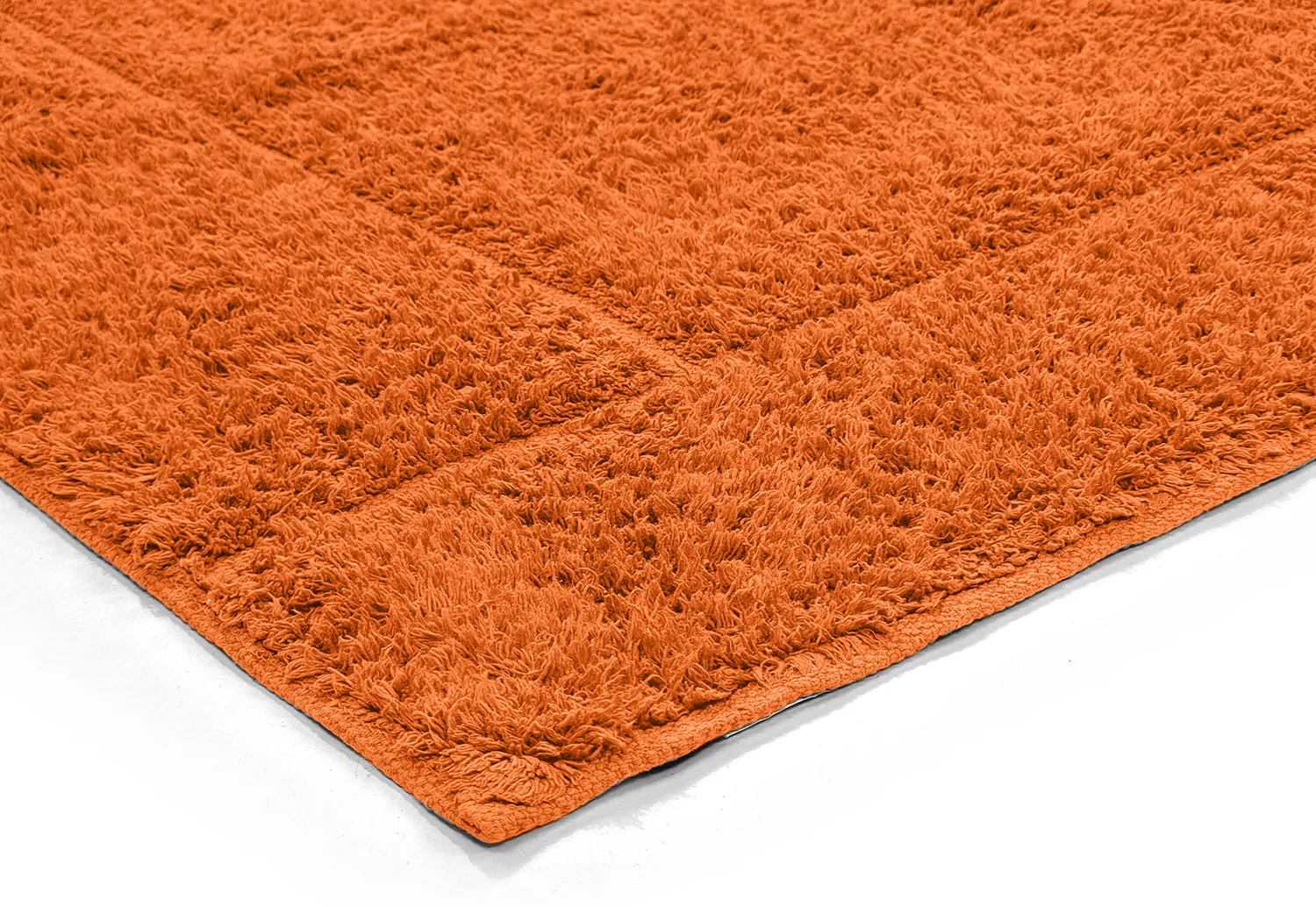 Tapis à poils longs - Cremona Natural Cotton Shaggy (orange)