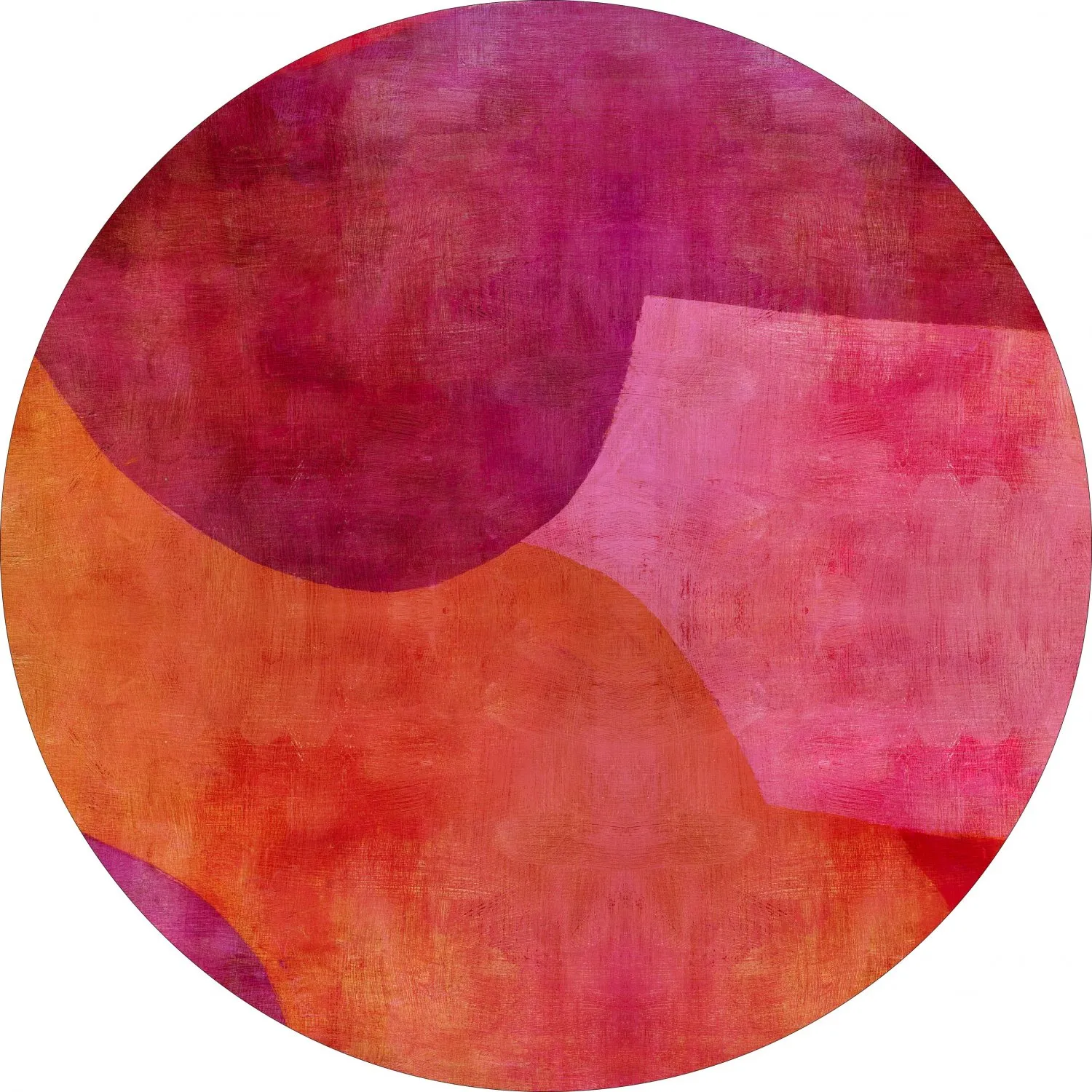 Tapis ronds - Lazio (rose)