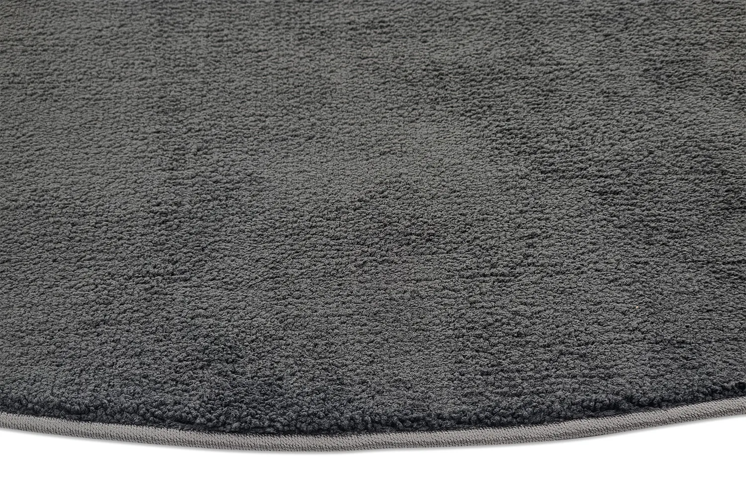 Tapis rond - Vevila (gris foncé)