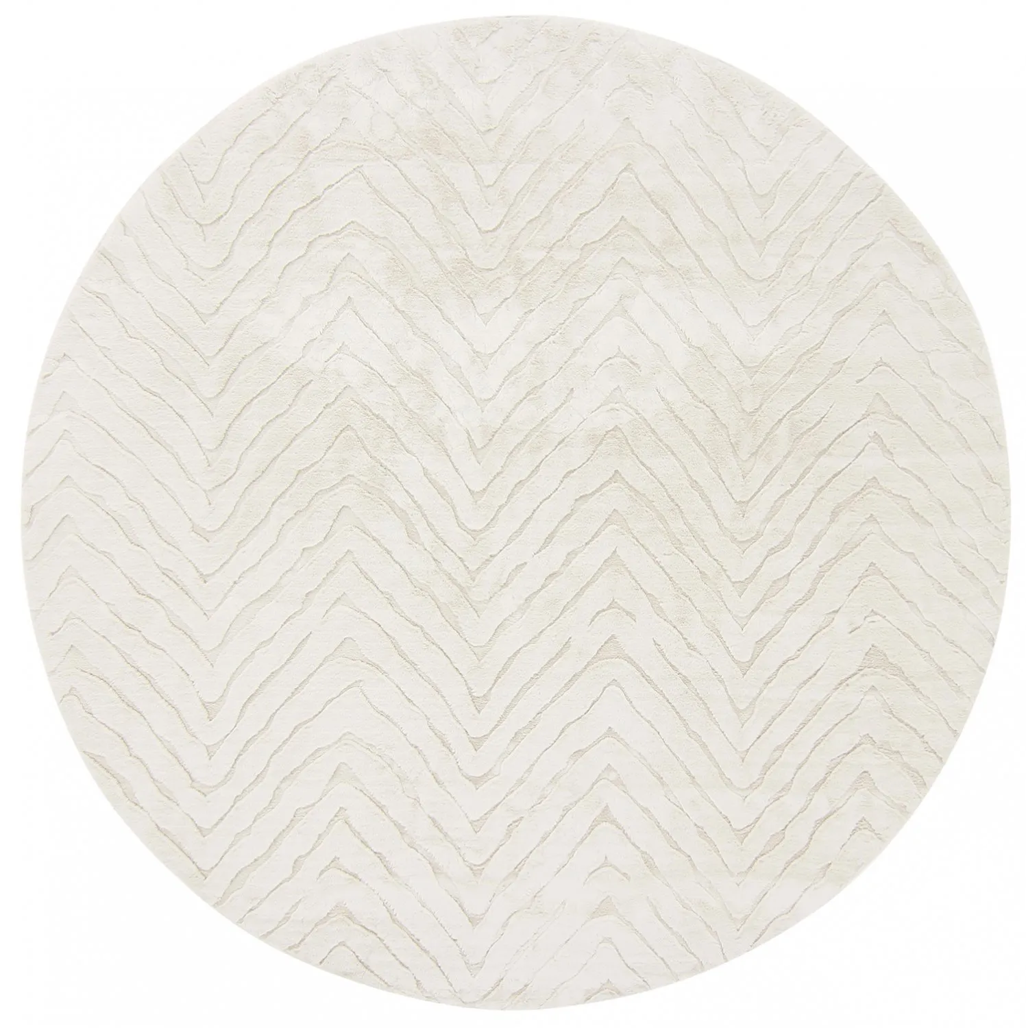 Tapis rond - Wren (blanc cassé)