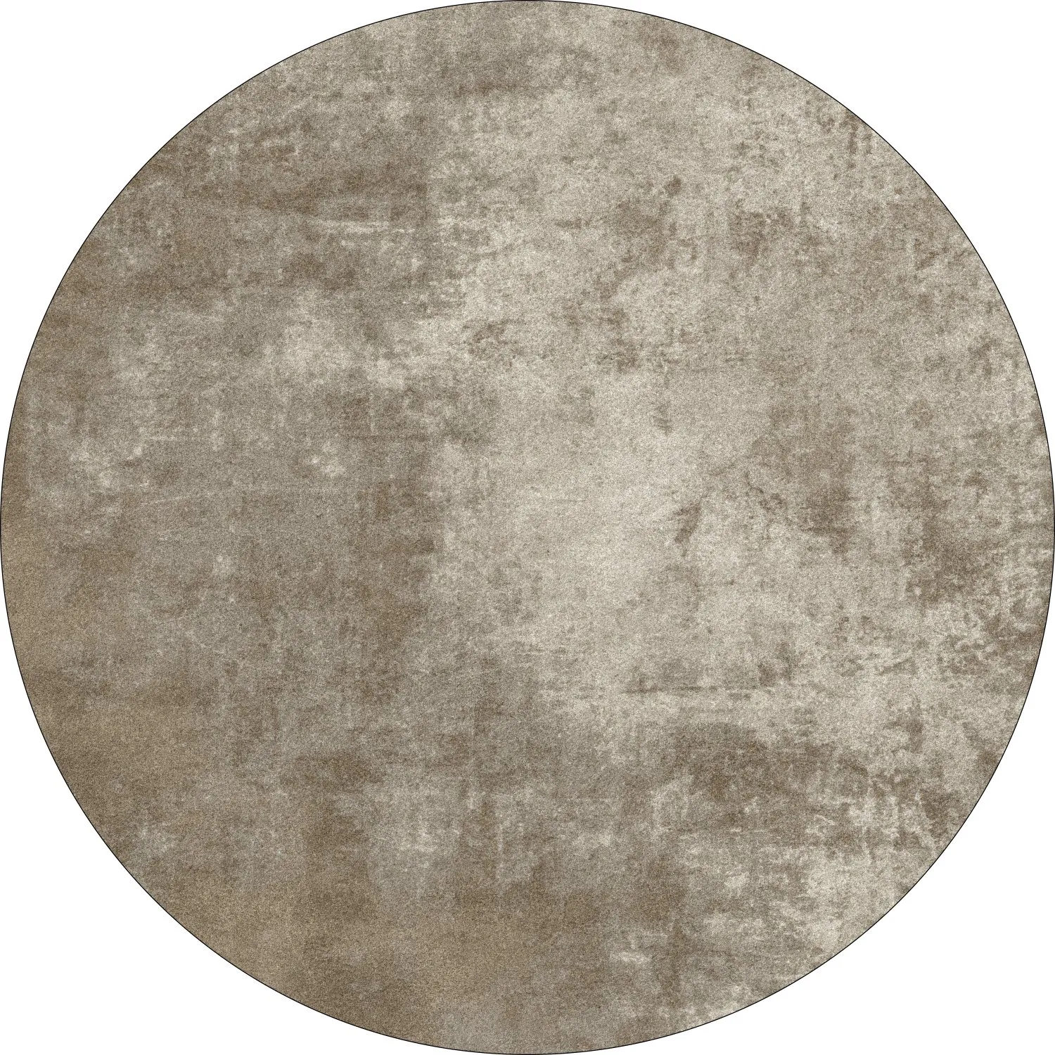Tapis rond - Lynton (marron)