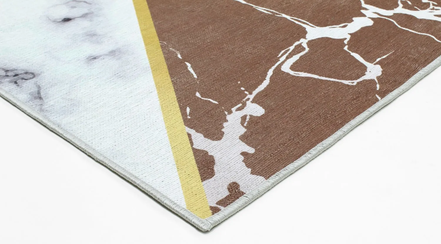 Tapis Wilton - Savino (gris/blanc/marron)