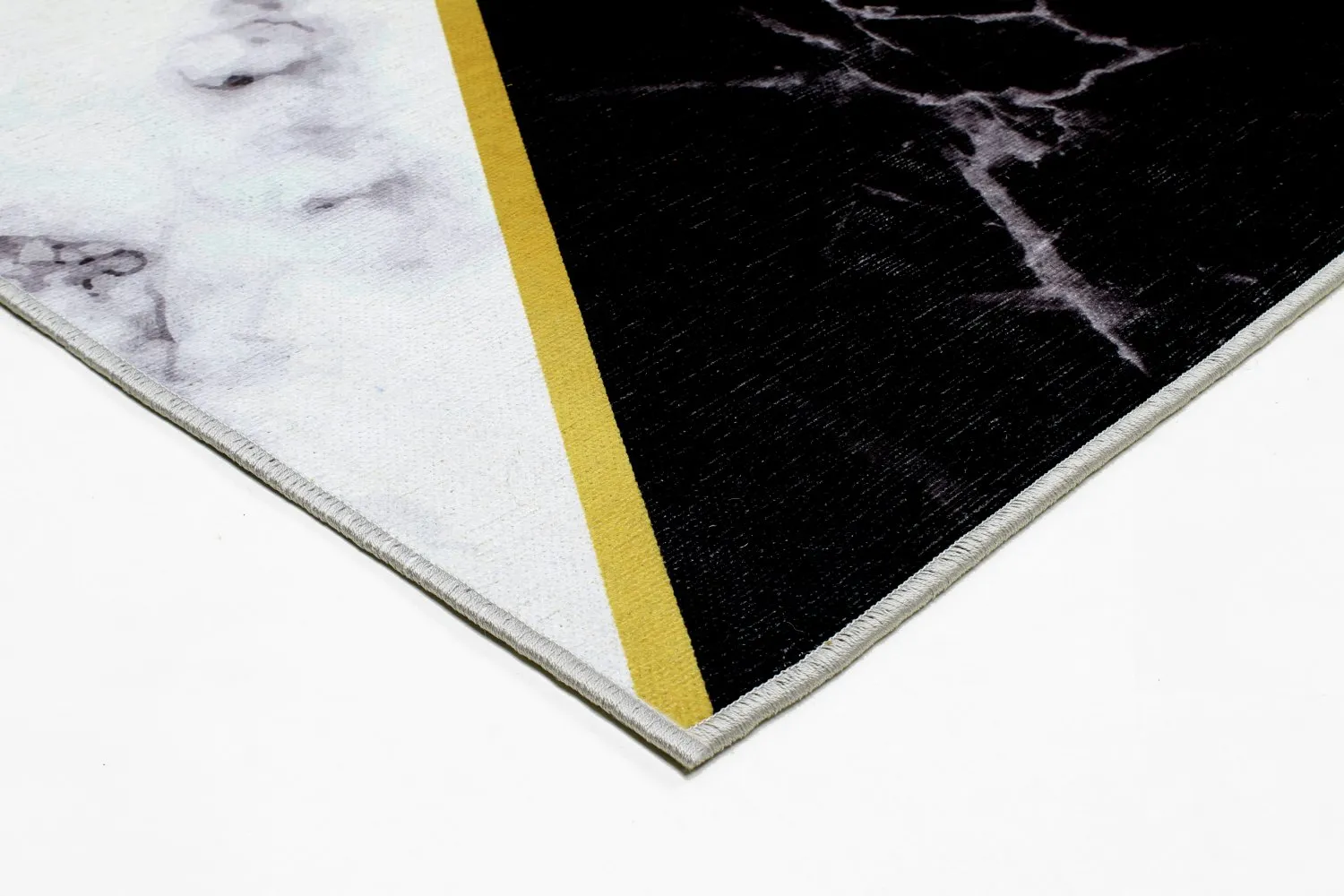 Tapis Wilton - Savino (noir/blanc/vert)