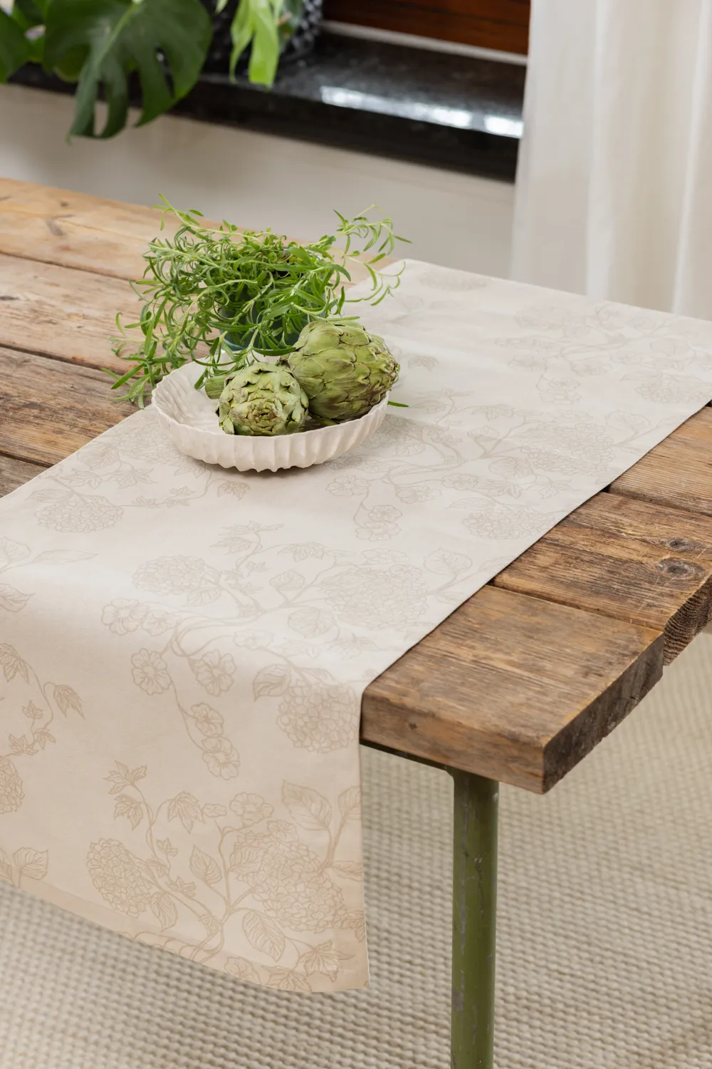 Chemins de table - Chemins Minna (beige)