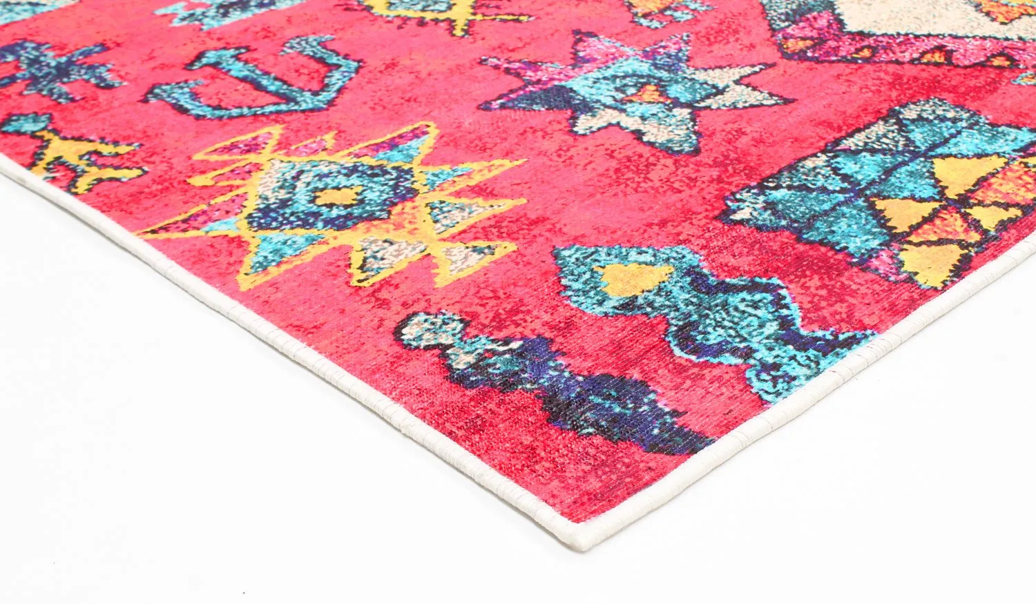 Tapis Wilton - Misare (rose/multicolore)