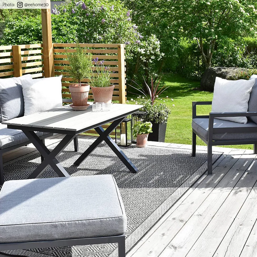 Tapis Intérieurs/Extérieurs - Monsaraz (noir)