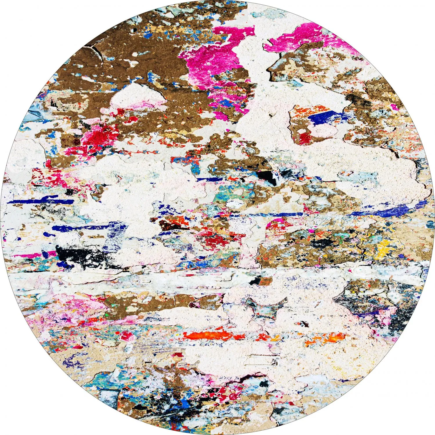 Tapis rond - Monza (multicolore)