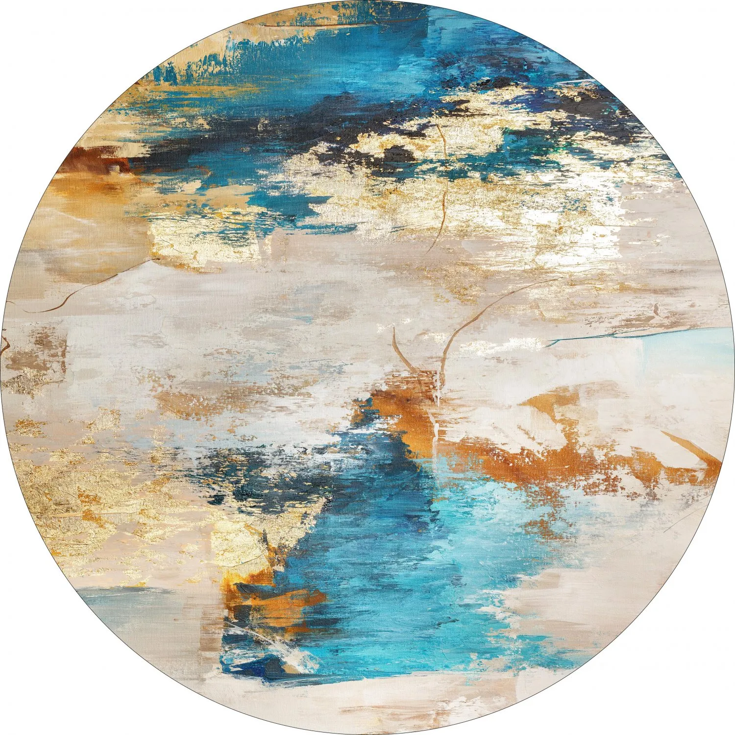 Tapis rond - Vasto (multicolore)