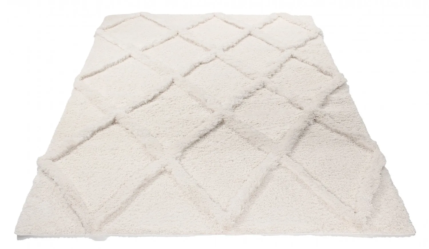 Tapis moelleux - Tavira (blanc cassé)