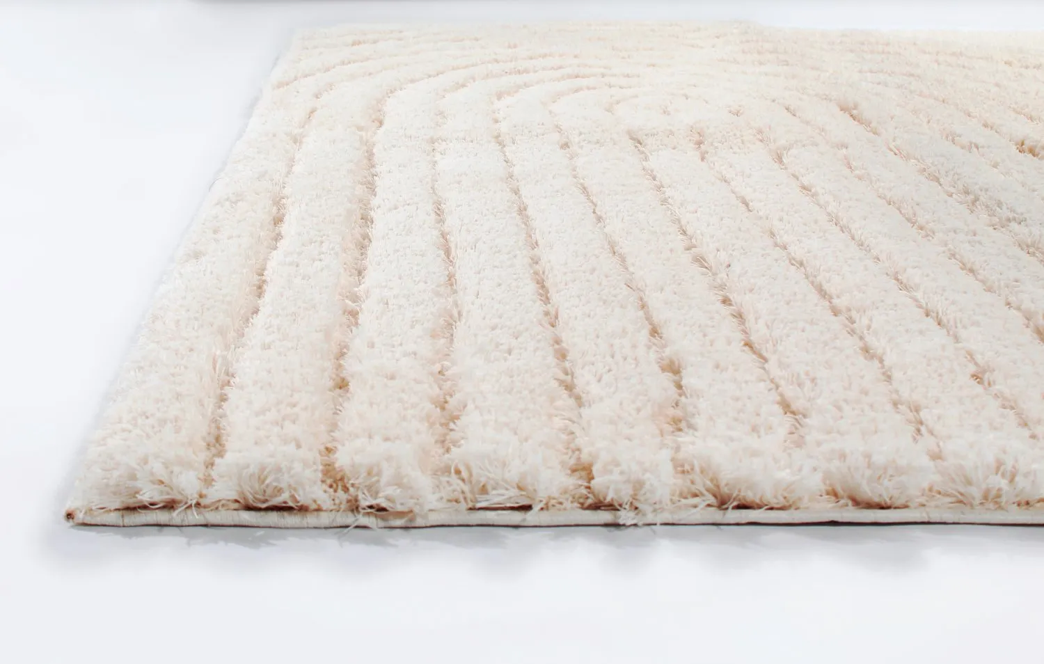 Tapis moelleux - Evora (blanc cassé)