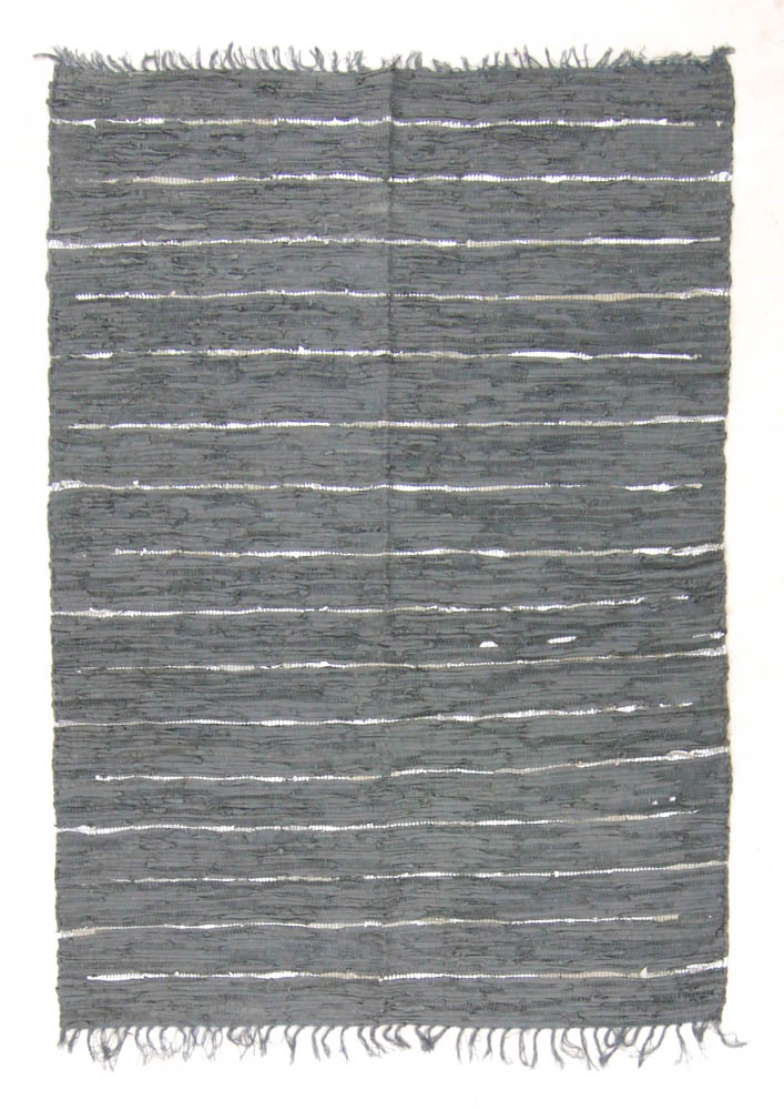 Tapis chiffons - Nordal Design (gris - 100 % cuir)