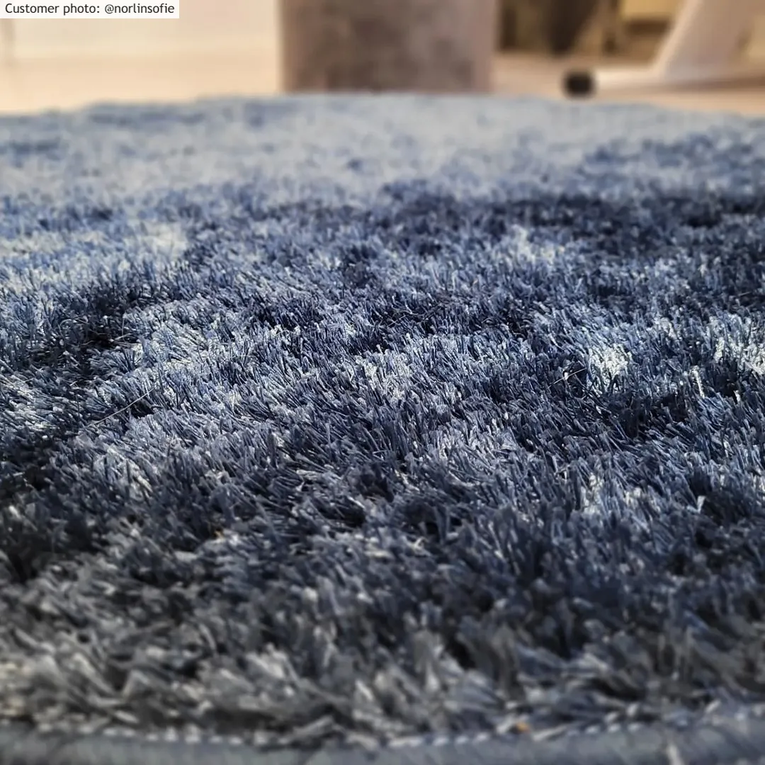 Tapis ronds - Cosy (bleu foncé)