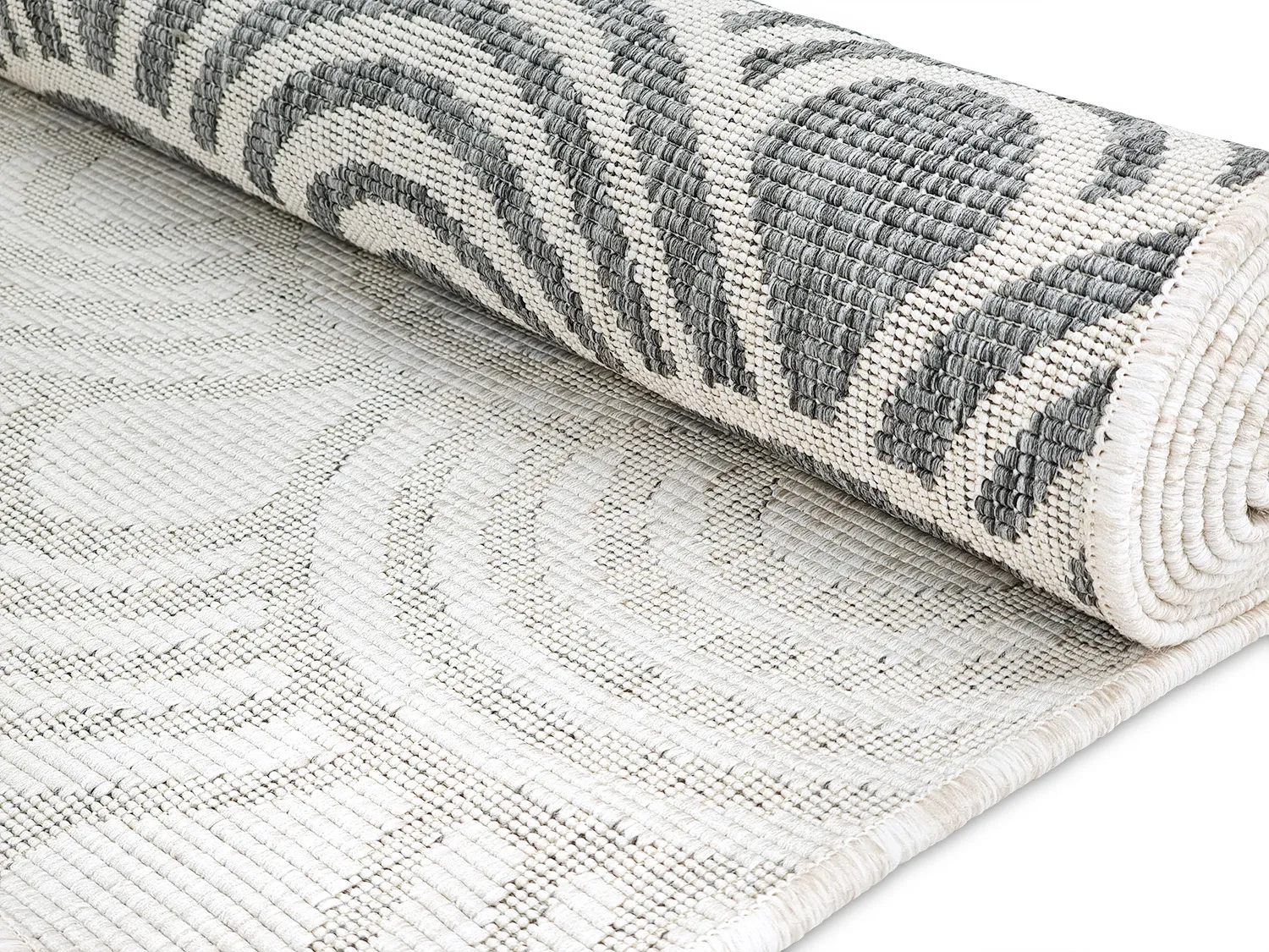 Tapis d’intérieur et d’extérieur - Odin (blanc cassé)