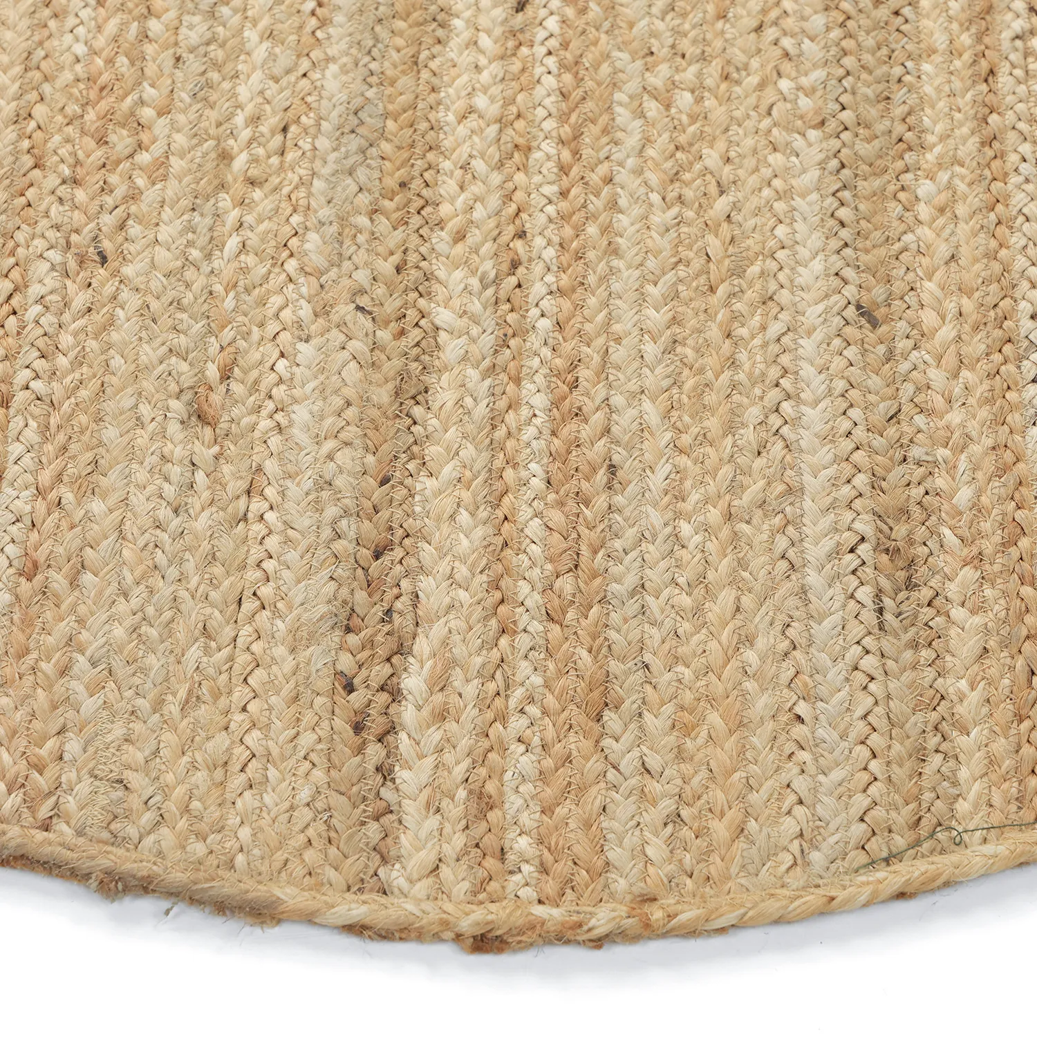 Tapis rond irrégulier en jute - San Francisco (jute)