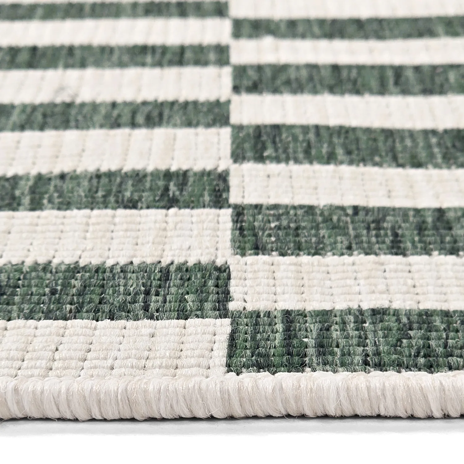 Tapis rond - Intérieur/Extérieur Otto (vert)