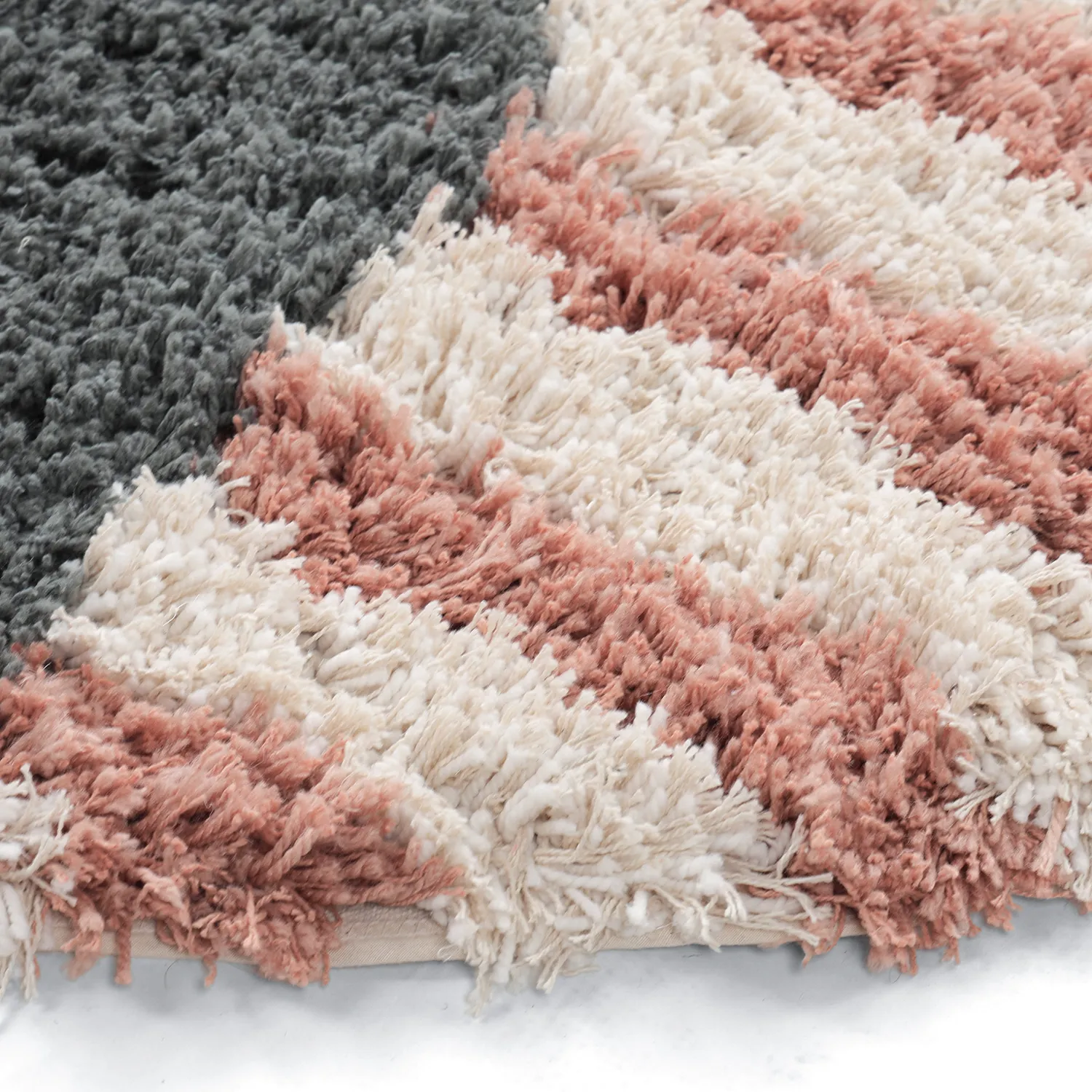 Tapis ovale - Tropea Natural Cotton Shaggy (multi)