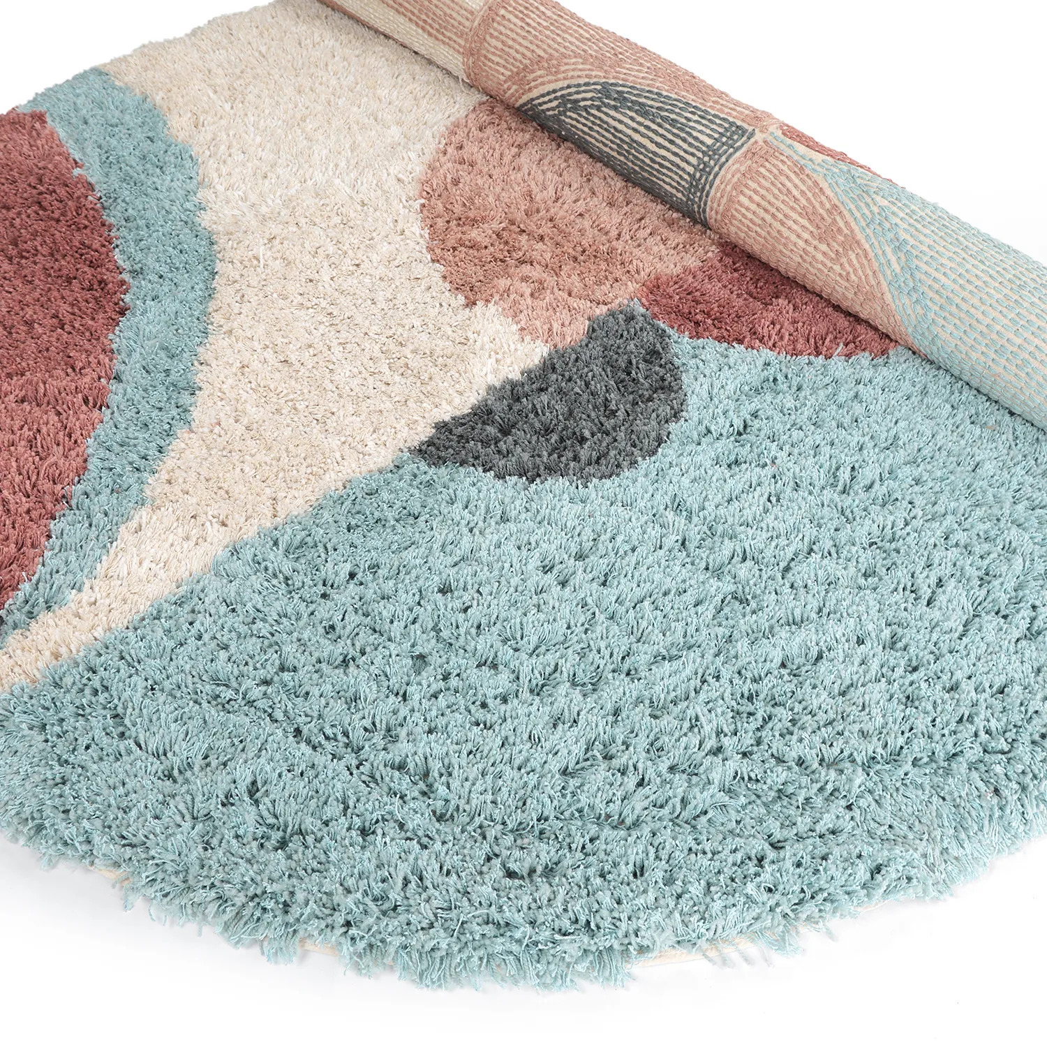 Tapis ovale - Tropea Natural Cotton Shaggy (multi)
