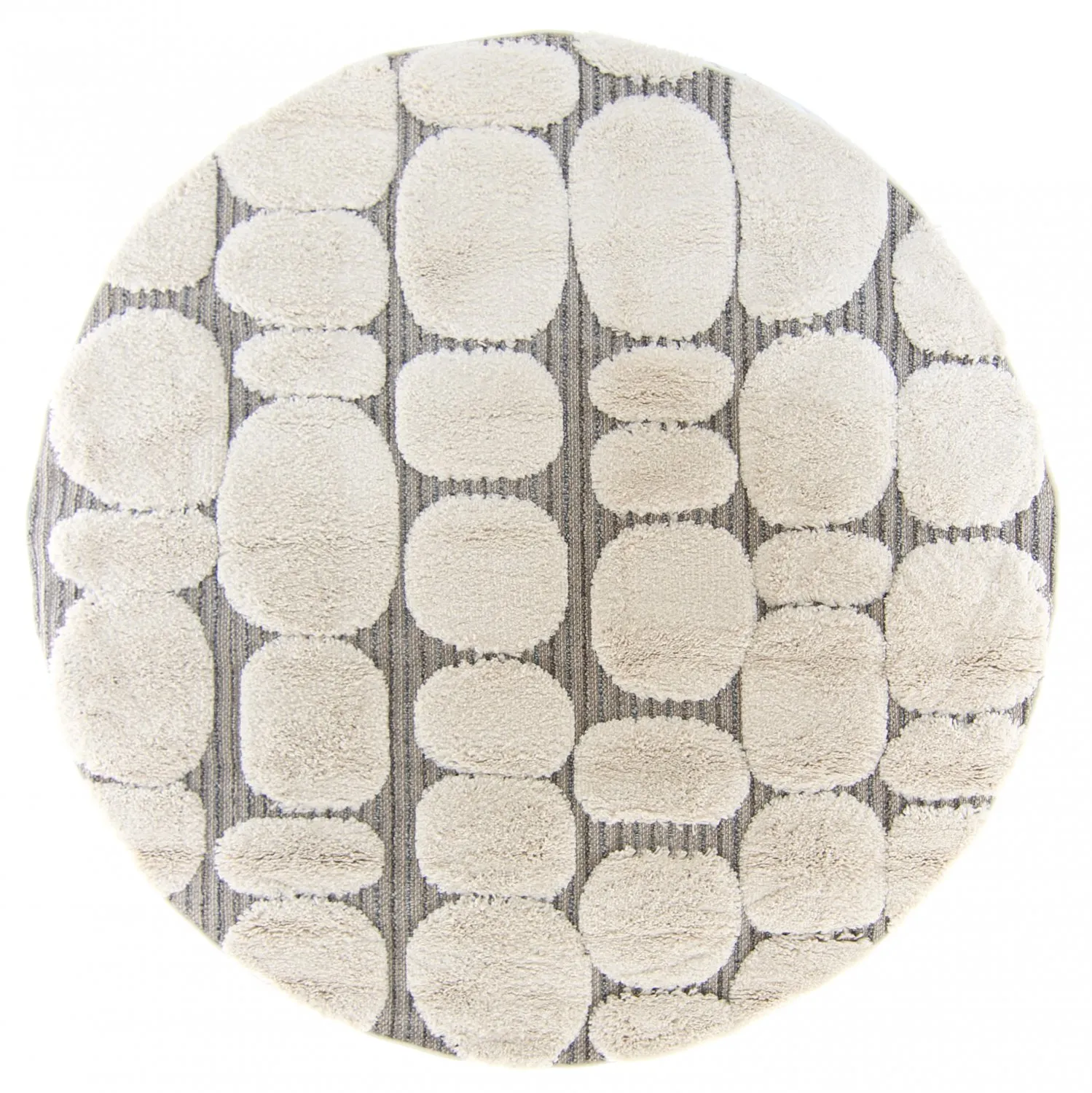 Tapis ronds - Fondi (gris)