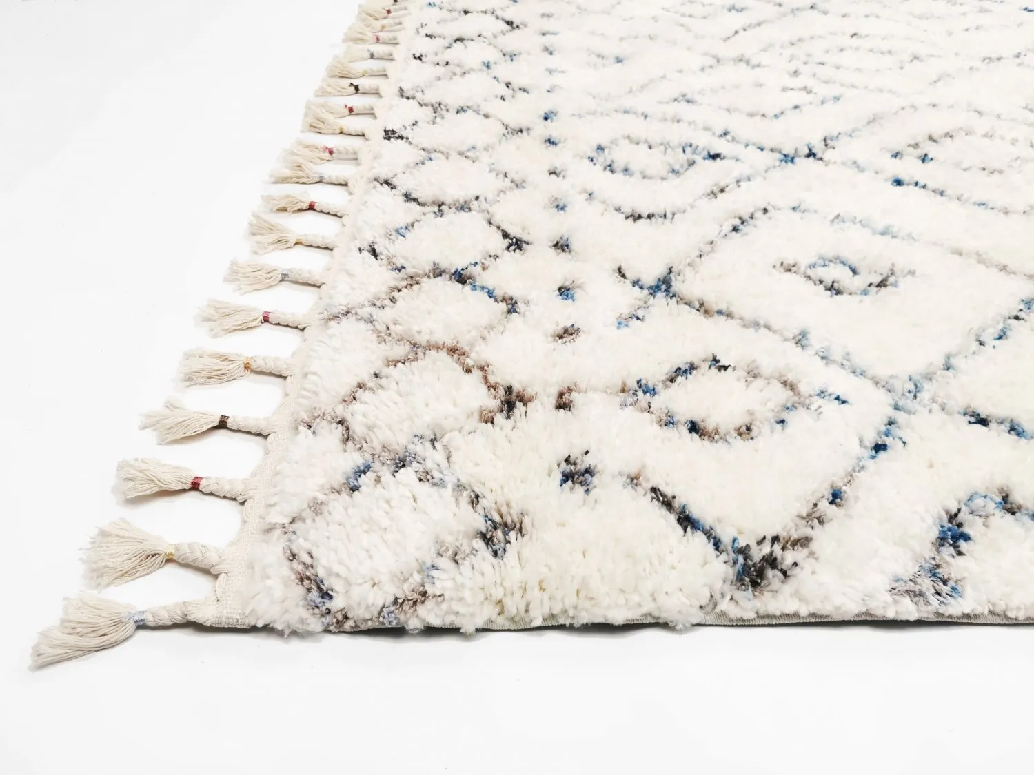 Tapis à poils longs - Marini (bleu/multi)