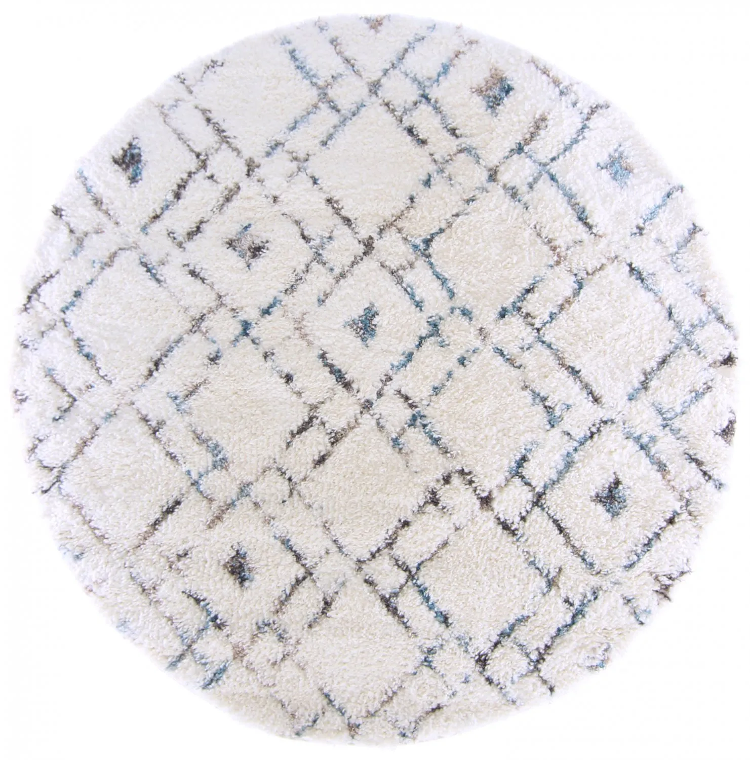 Tapis ronds - Lugo (bleu/multi)