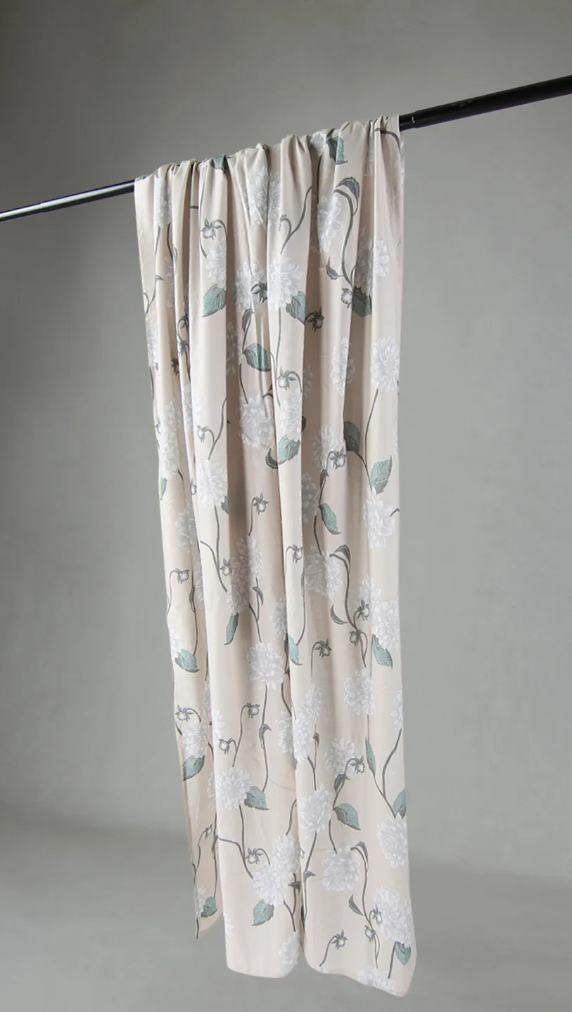 Rideaux - Rideau en coton Alyssa (beige/gris)