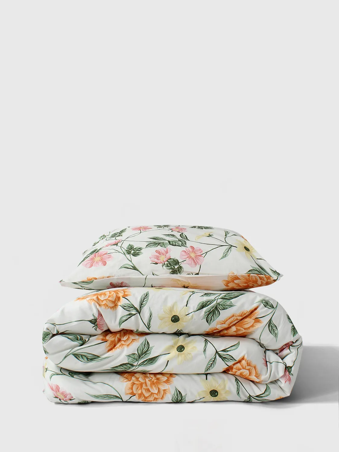 Ensemble de housse de couette - Dahlia (orange)