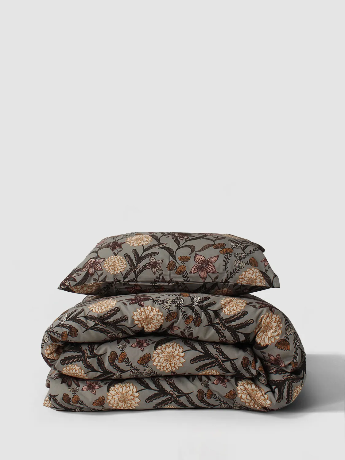 Ensemble de housse de couette - Lotten (marron)