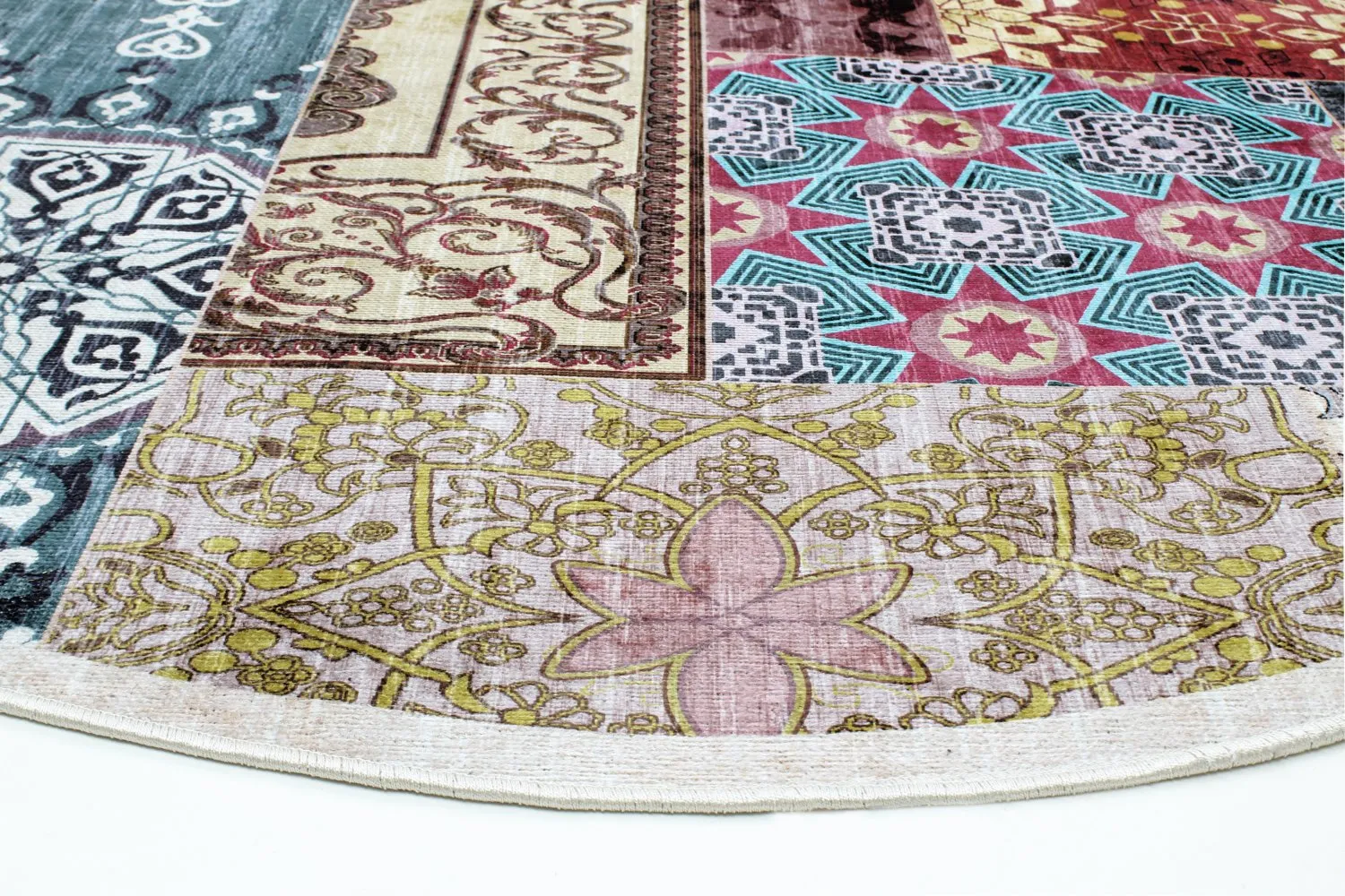 Tapis rond - Linosa (multicolore)