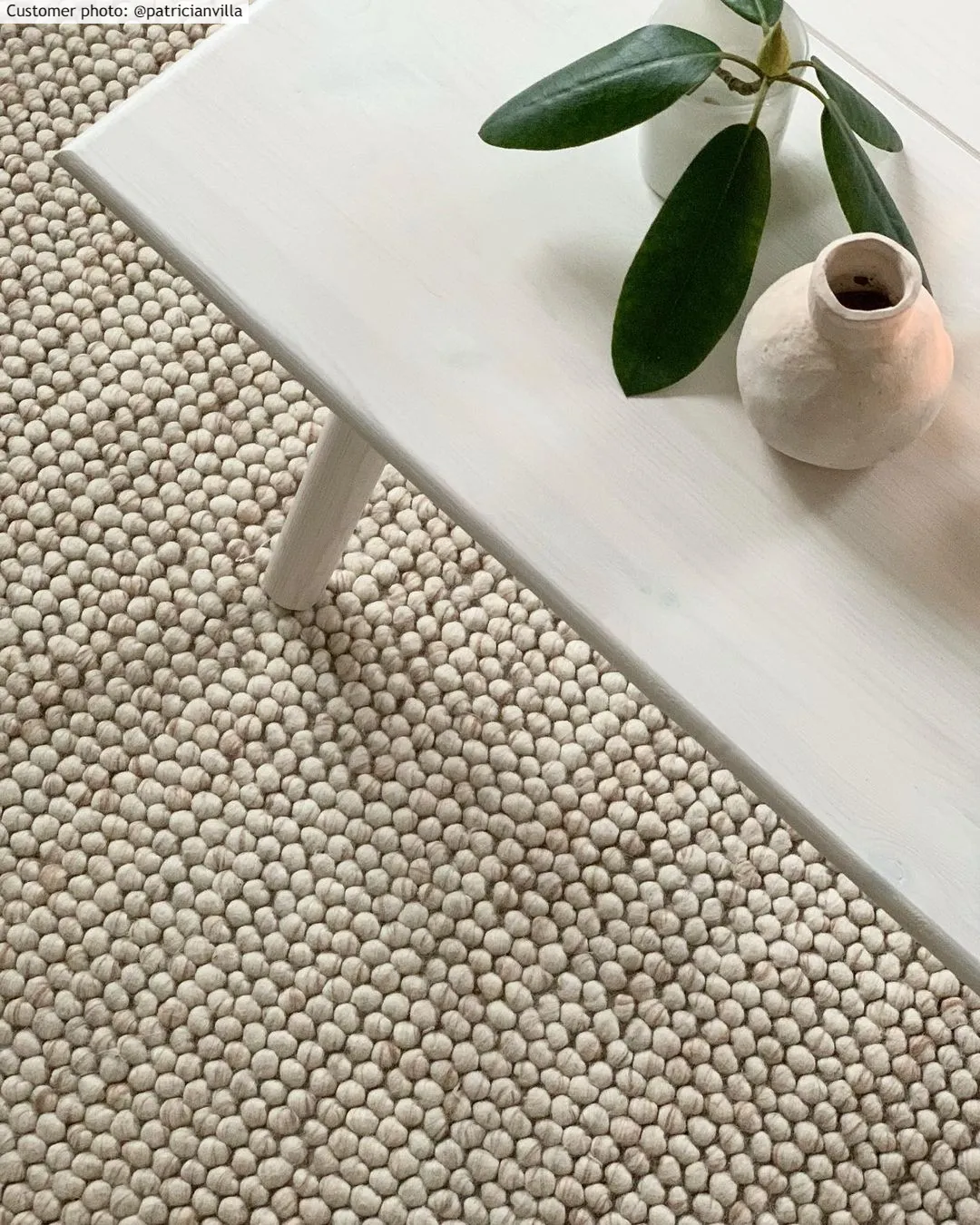 Tapis rond - Avafors Wool Bubble (beige)