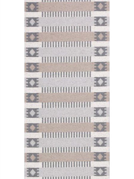 Tapis en plastique - Le tapis de Horred Märta (gris/beige)