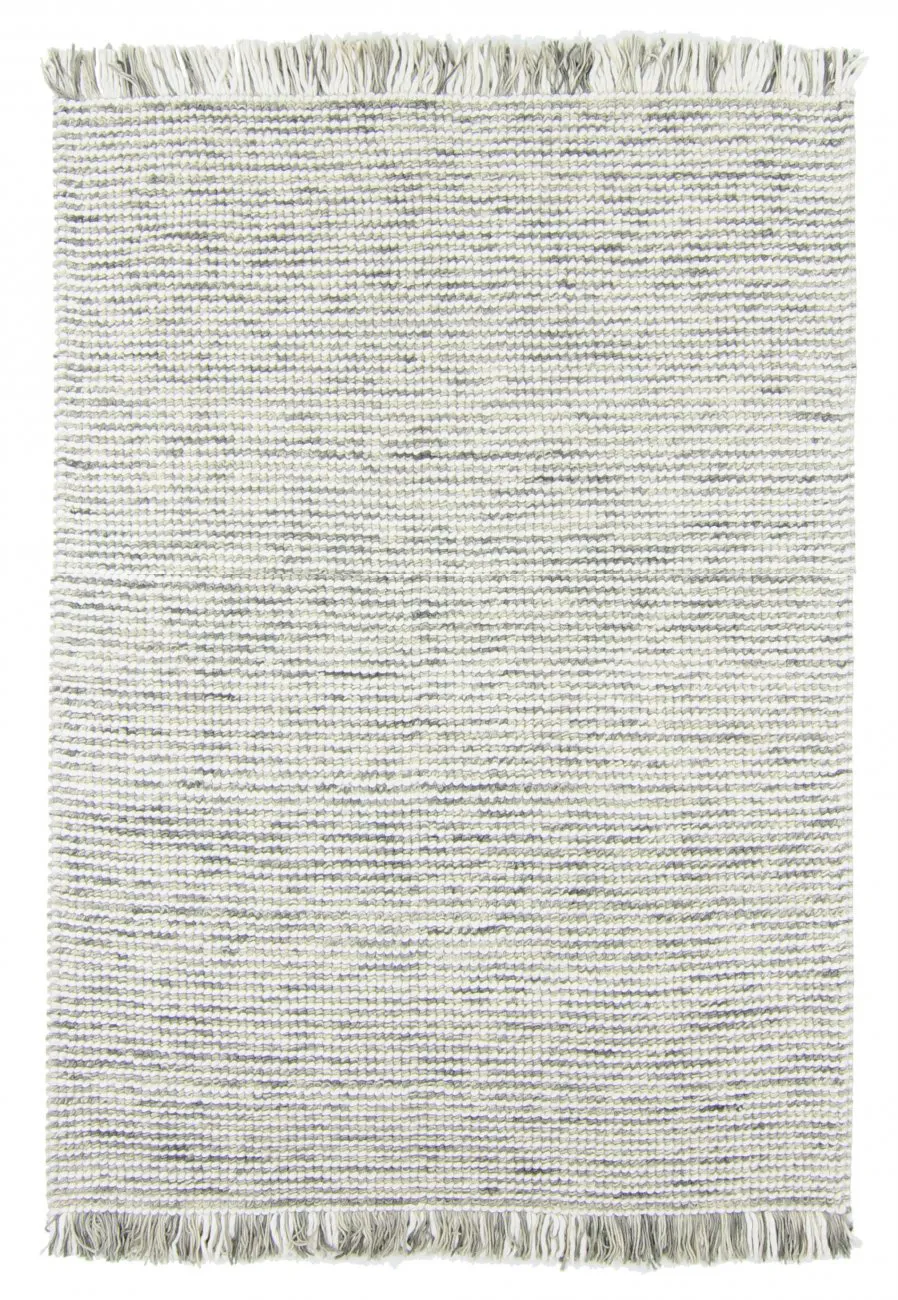Tapis en laine - Plockton (gris/blanc/vert)