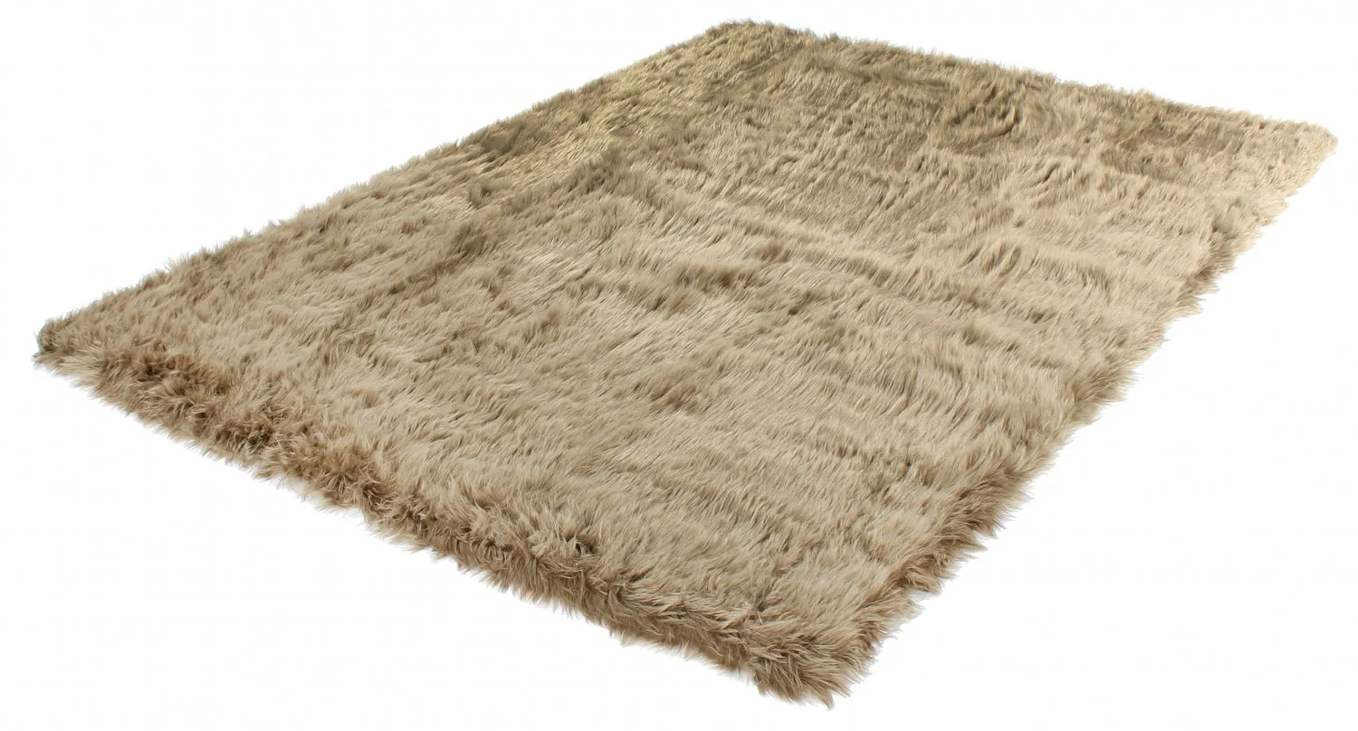 Tapis à poils longs - Pomaire (marron)