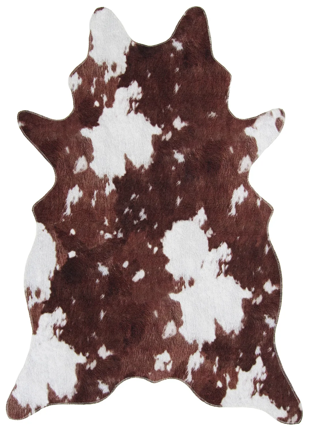 Tapis Wilton - Valetta (marron/blanc)