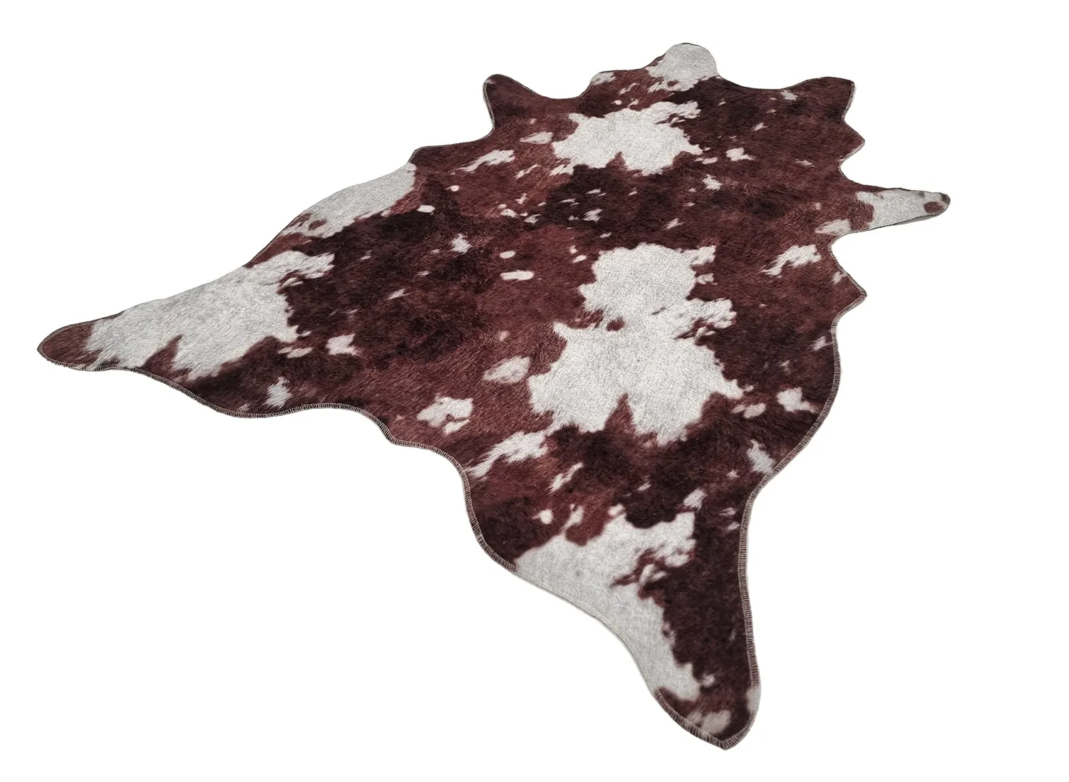 Tapis Wilton - Valetta (marron/blanc)