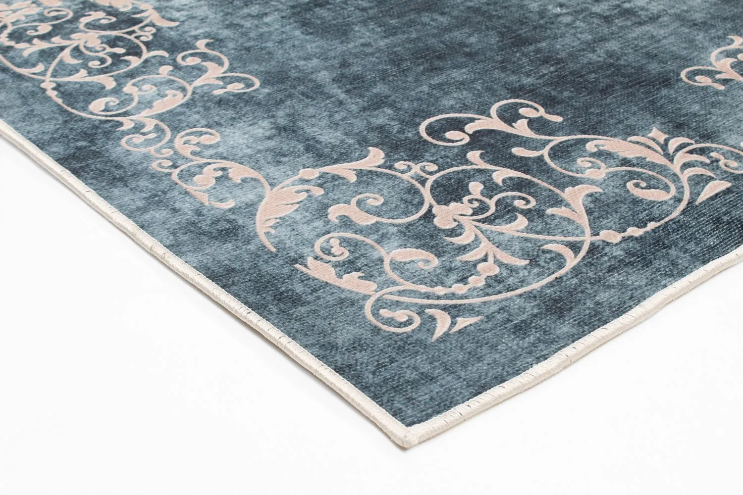 Tapis Wilton - Santi (bleu/beige)