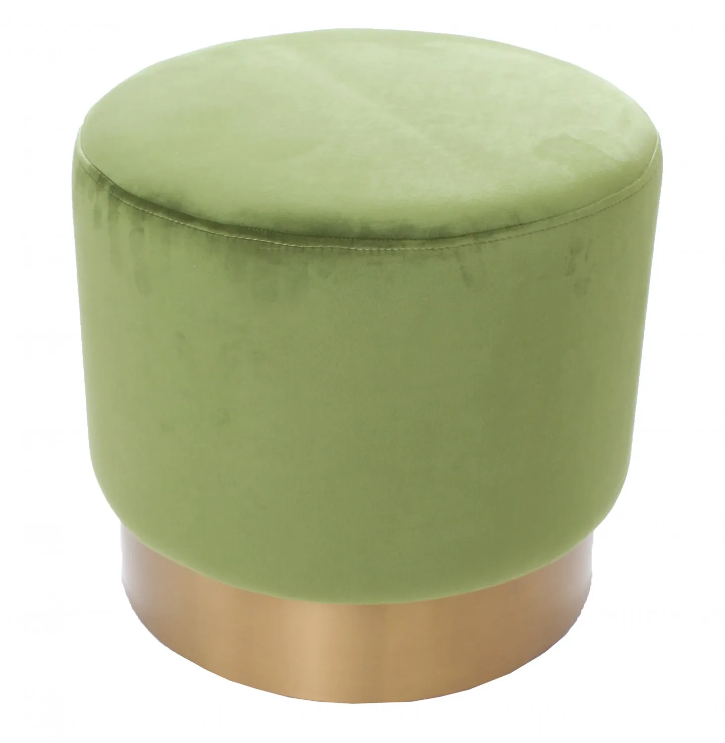 Pouf en velours - Copenhagen (vert)