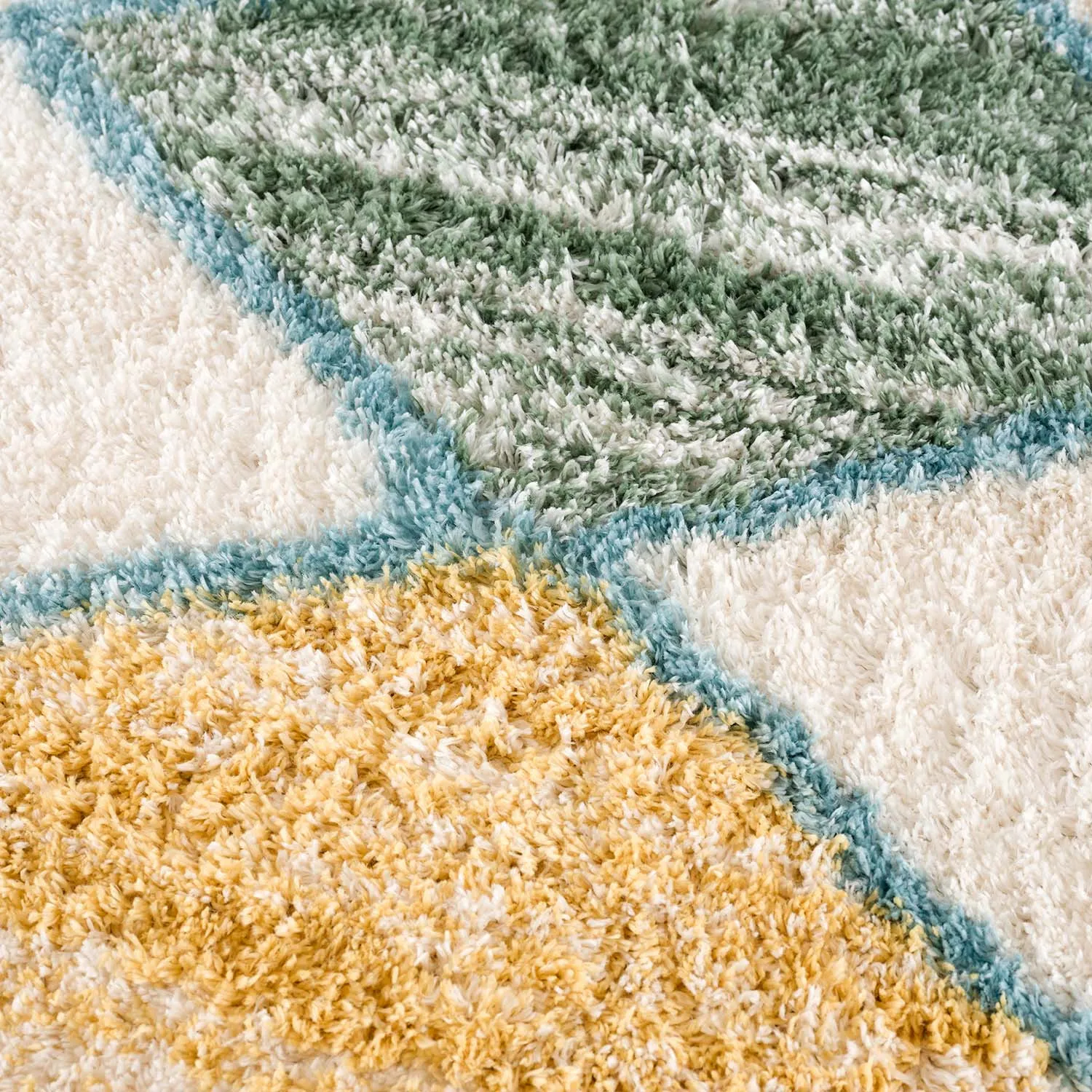 Tapis à poils longs - Merzouga (jaune)