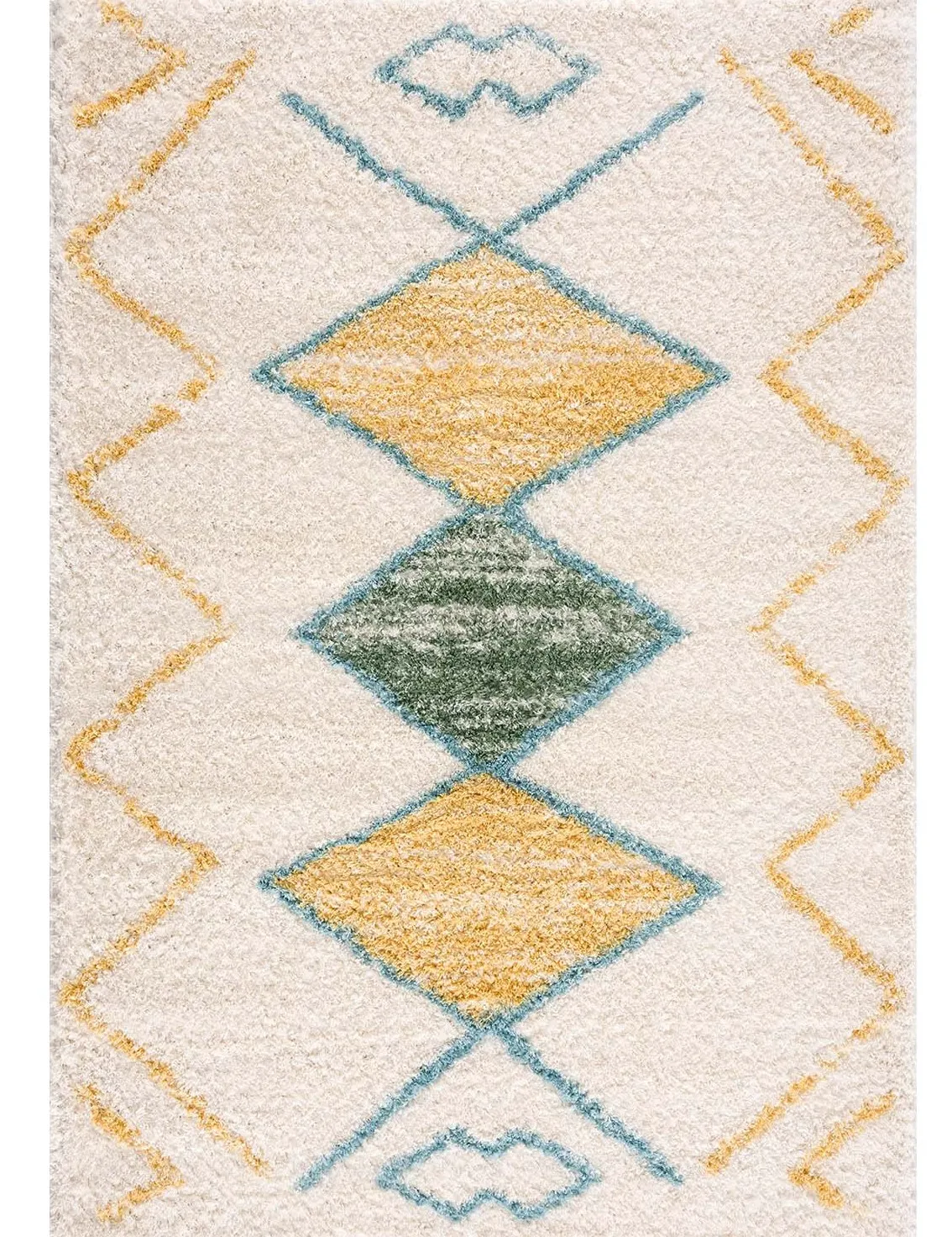 Tapis à poils longs - Merzouga (jaune)