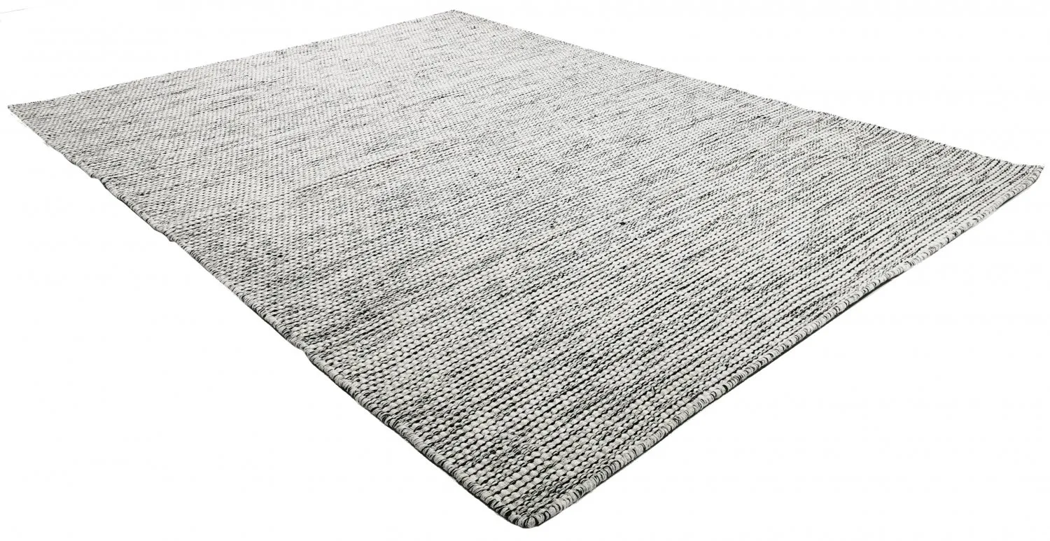 Tapis en laine - Otago (gris/noir)