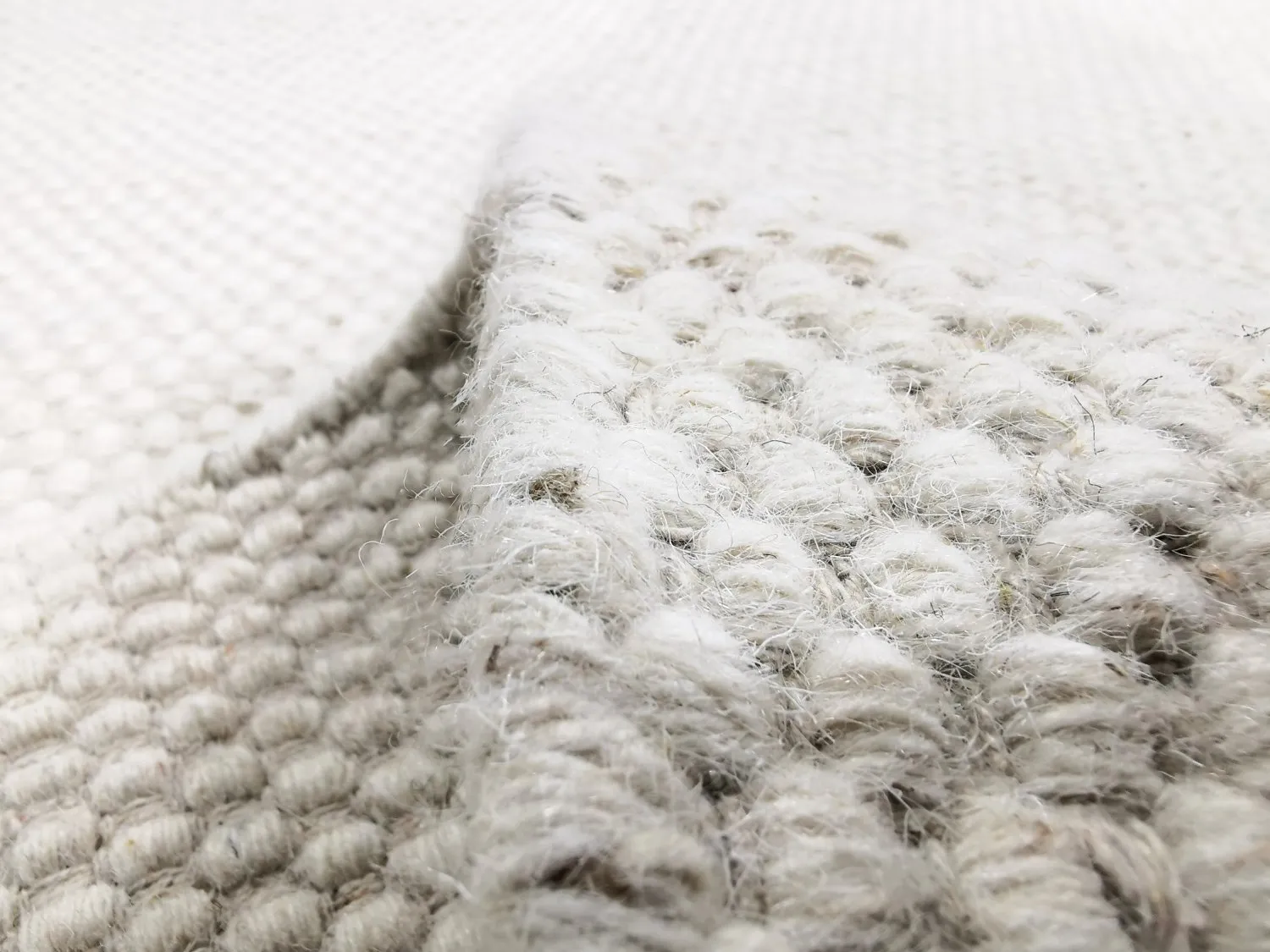 Tapis en laine - Otago (blanc)